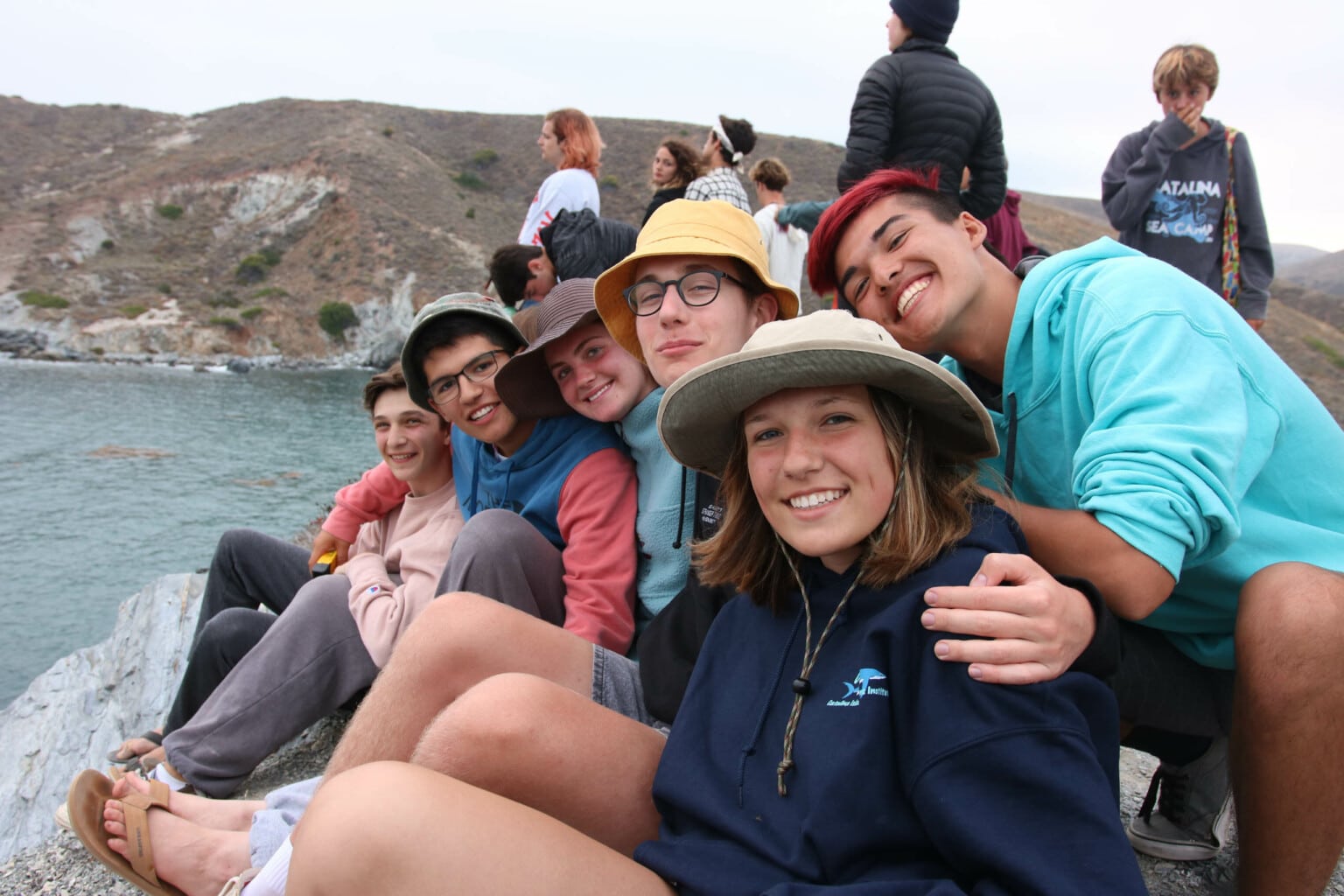 A group of CSC staff at Toyon Bay.